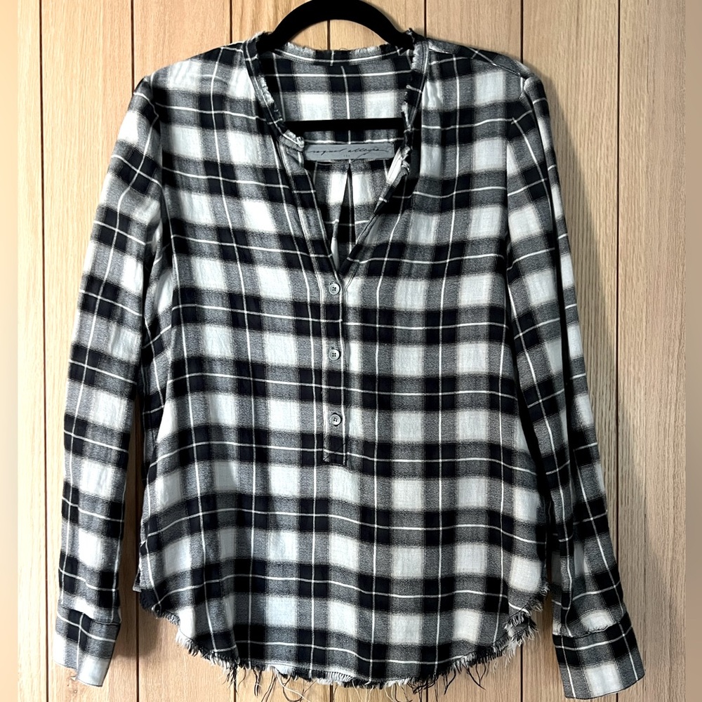 Raquel Allegra plaid top